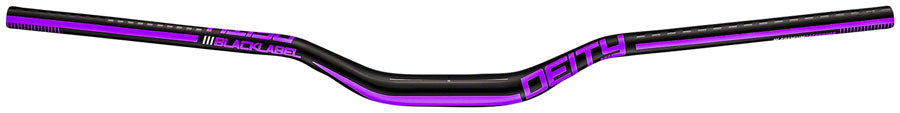 DEITY Blacklabel Handlebar - 38mm Rise, 800mm Width, 31.8mm Clamp, Purple