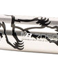 Chromag Fubars OSX LTD Handlebar - Aluminum, 25mm Rise, 31.8mm, 800mm, Polished Silver