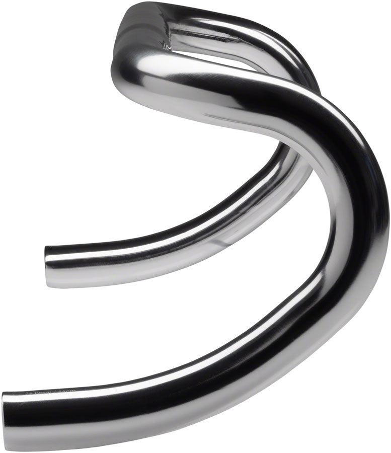 Dimension Short Drop Handlebar - Aluminum, 26mm, 44cm, Silver