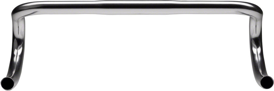 Dimension Short Drop Handlebar - Aluminum, 26mm, 44cm, Silver