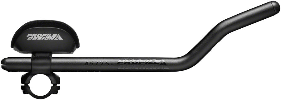 Profile Design Sonic Ergo 4525a Aluminum Aerobar: Long 400mm Extension, Sonic Bracket, Ergo Armrest, Black