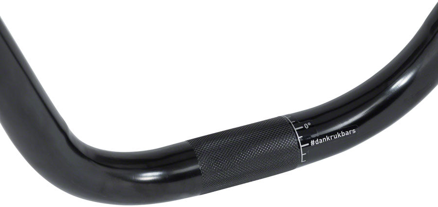We The People Stallis Dan Kruk Signature BMX Handlebar - 9.25", 22.2mm Clamp, Glossy Black