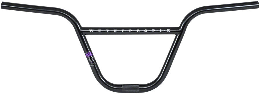 We The People Stallis Dan Kruk Signature BMX Handlebar - 9.25", 22.2mm Clamp, Glossy Black