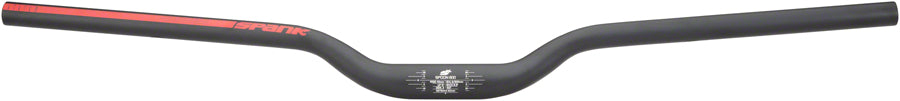 Spank Spoon 800 Handlebar - 31.8 x 800mm, 40mm Rise, Black/Red
