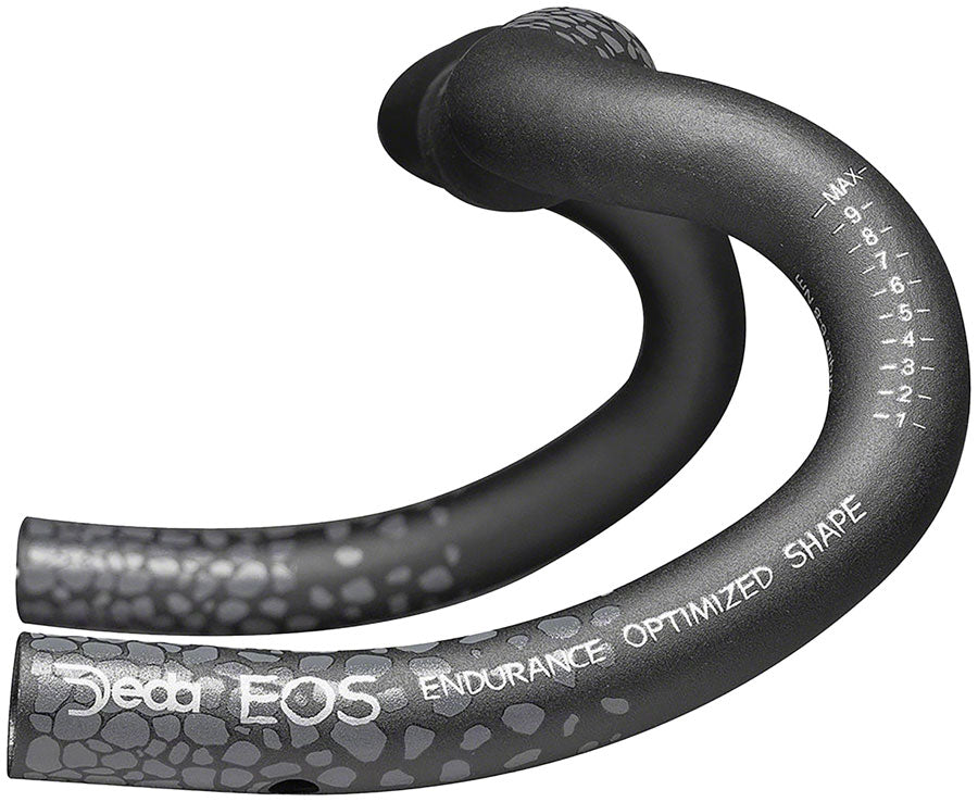 Deda Elementi Gera Drop Handlebar - Aluminum, 48cm, 31.7mm, Black, Internal Cable Routing