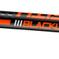 DEITY Blacklabel 800 Handlebar: 25mm Rise, 800mm Width, 31.8 Clamp, Black w/ Orange