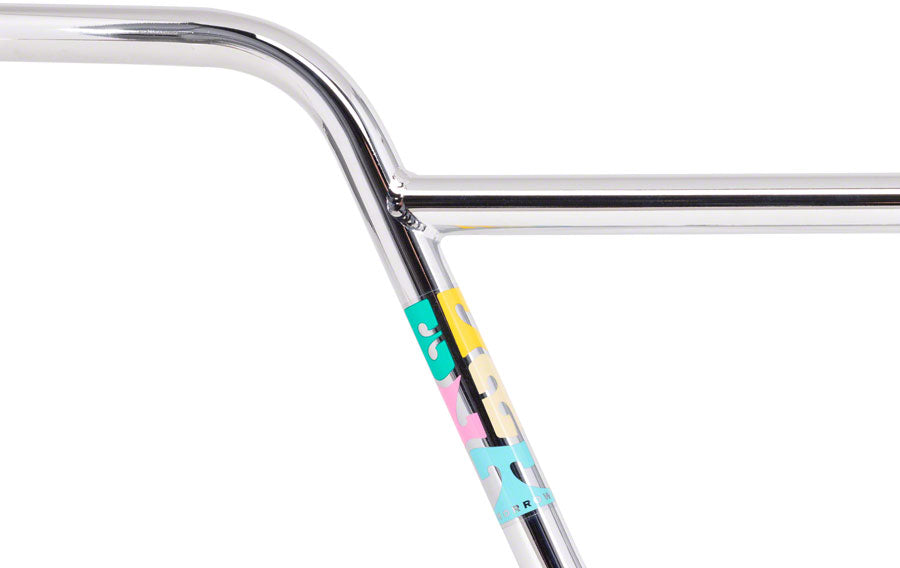 Eclat Morrow BMX Handlebar - 10", Chrome , 25.4