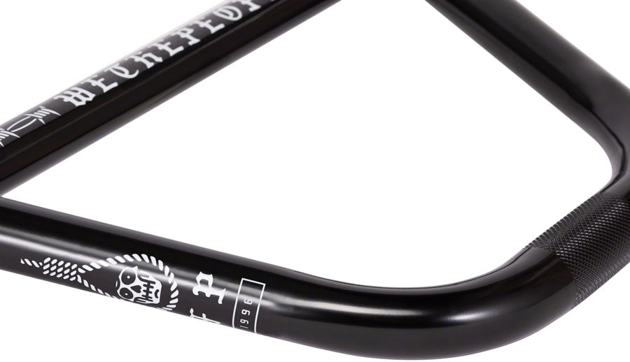 We The People Pathfinder Felix Prangenberg Signature BMX Handlebar - 9.6",Black, 25.4