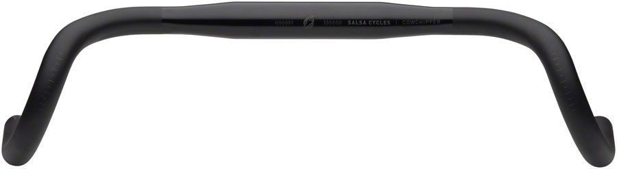 Salsa Cowchipper Deluxe Drop Handlebar - Aluminum, 31.8mm, 40cm, Black