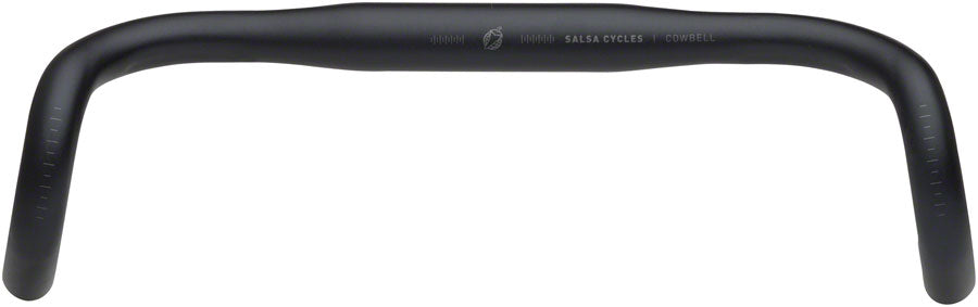 Salsa Cowbell Drop Handlebar - Aluminum, 31.8mm, 38cm, Black