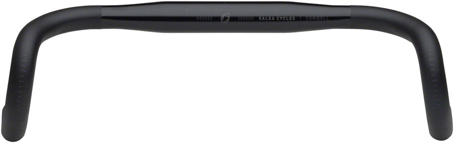 Salsa Cowbell Deluxe Drop Handlebar - Aluminum, 31.8mm, 38cm, Black