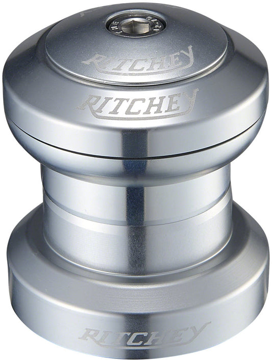 Ritchey Classic Headset - Exernal, 1-1/8", Threadless, EC34/28.6-EC34/30, Silver