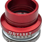 Odyssey Pro Headset - Integrated, 1-1/8", 45 x 45, 5mm Stack, Red