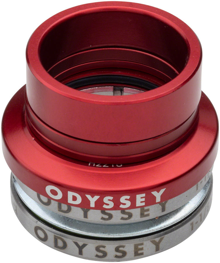 Odyssey Pro Headset - Integrated, 1-1/8", 45 x 45, 5mm Stack, Red