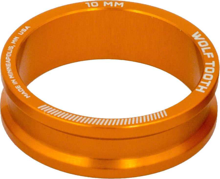 Wolf Tooth Headset Spacer 5 Pack, 10mm, Orange