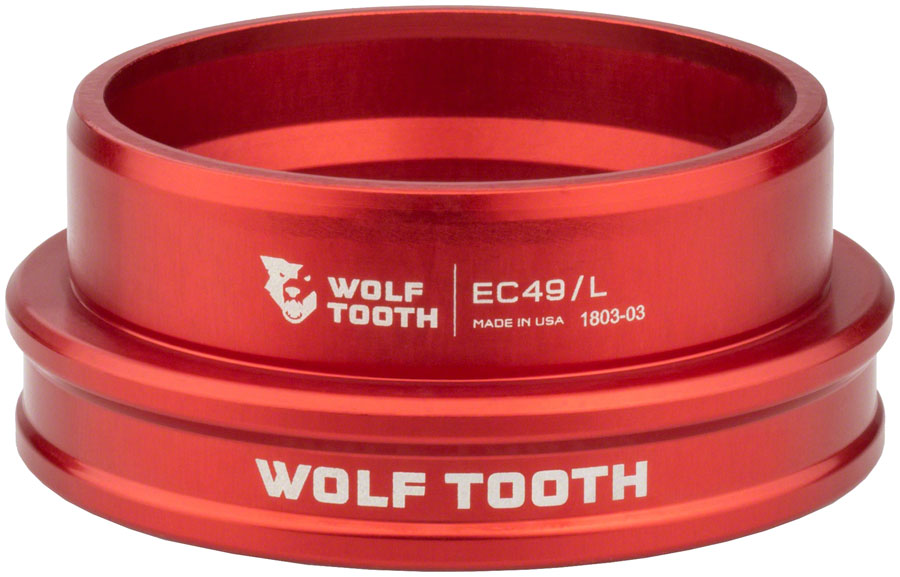 Wolf Tooth Premium Headset - EC49/40 Lower, Red