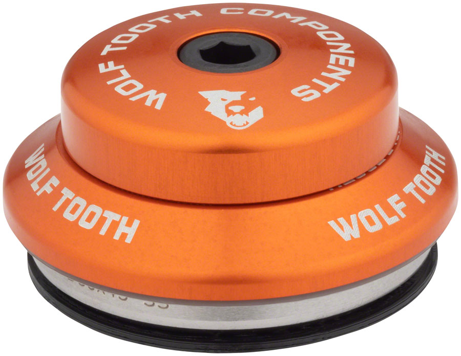 Wolf Tooth Premium Headset - IS41/28.6 Upper, 7mm Stack, Orange