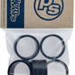 Problem Solvers Headset Stack Spacer - 28.6, 20mm, Aluminum, Black, Bag of 5