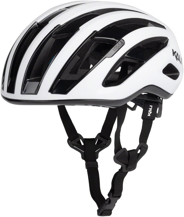Kali Protectives Grit Helmet - Matte White/Gloss Black, Small/Medium