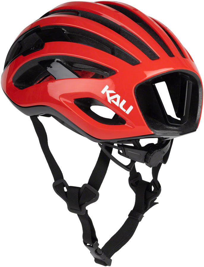 Kali Protectives Grit Helmet - Gloss Red/Matte Black, Small/Medium