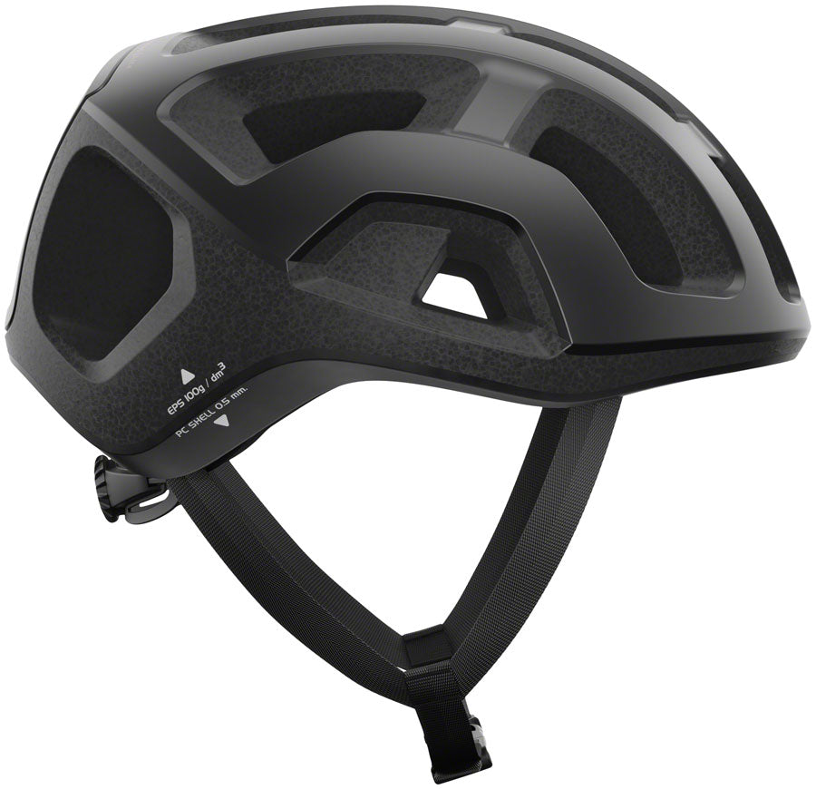 POC Ventral Lite Helmet - Uranium Black Matte, Small