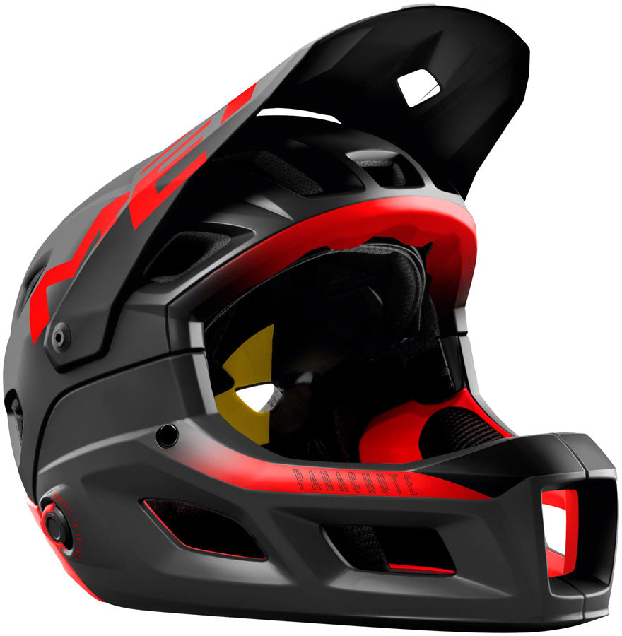 MET Parachute MCR MIPS Helmet - Black Red, Medium