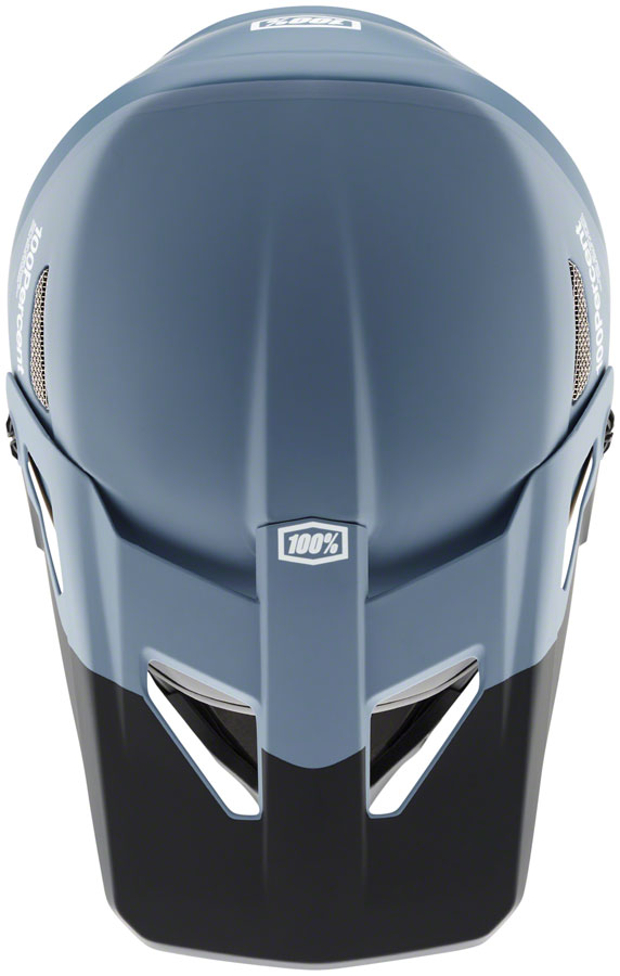 100% Status Full Face Helmet - Drop/Steel Blue, Small