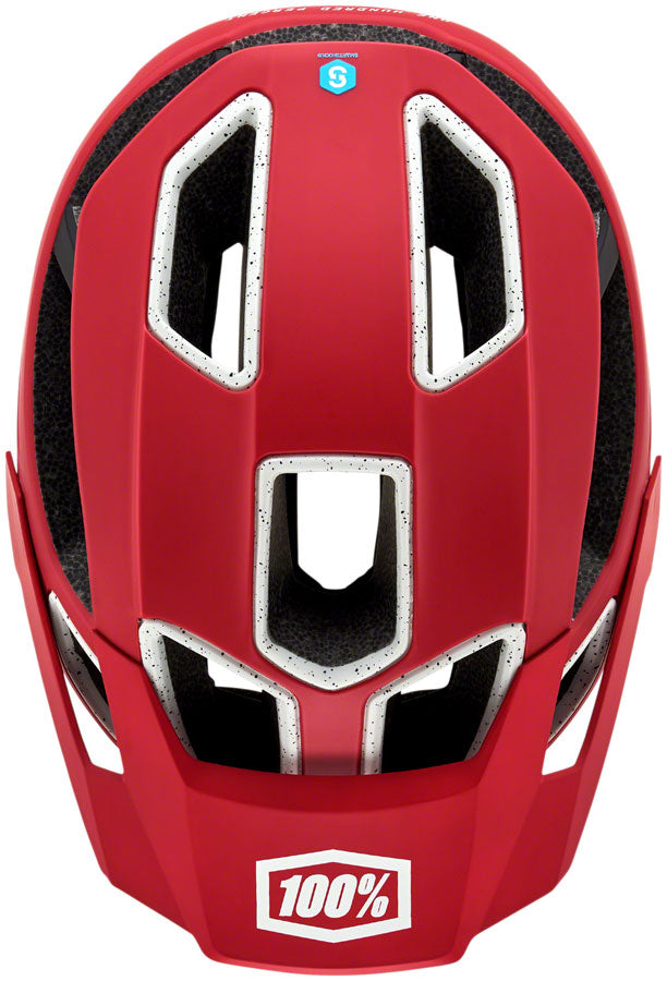 100% Altec Helmet with Fidlock - Deep Red, X-Small/Small