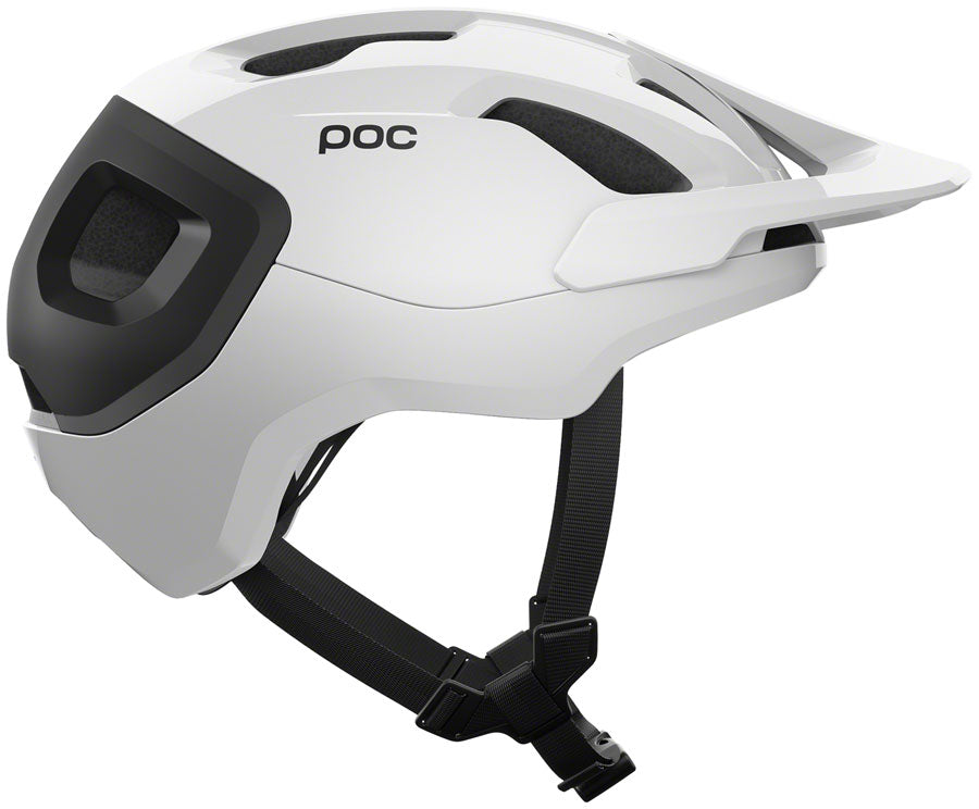 POC Axion Race MIPS Helmet - White/Black Matte, Large