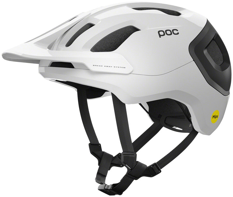 POC Axion Race MIPS Helmet - White/Black Matte, Medium