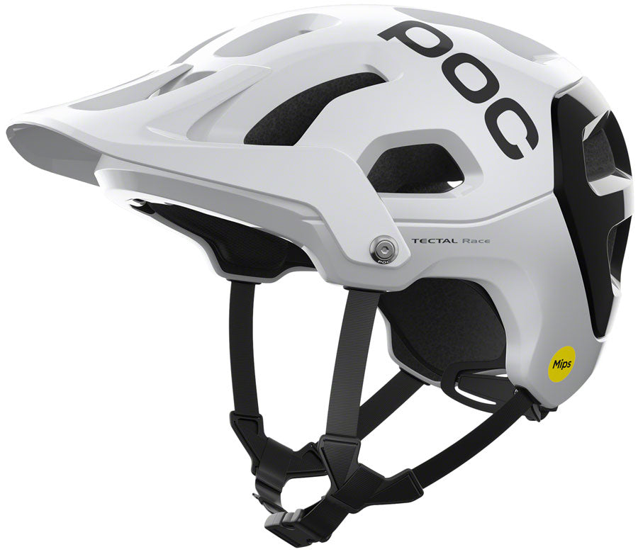 POC Tectal Race MIPS Helmet - White/Black, Large