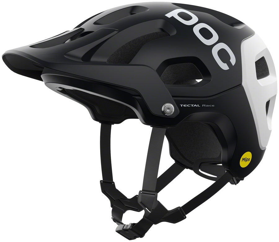 POC Tectal Race MIPS Helmet - Black/White, Medium