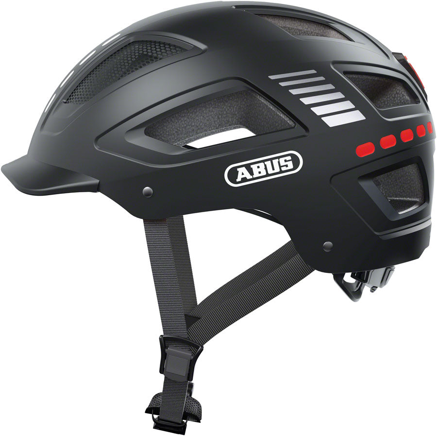 Abus Hyban 2.0 LED Helmet - Signal Black, Medium