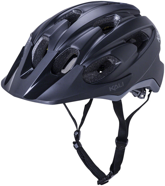Kali Protectives Pace Helmet - Solid Matte Black/Gray, Small/Medium