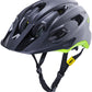 Kali Protectives Pace Helmet - Black/Gray/Flourescent Yellow, Small/Medium