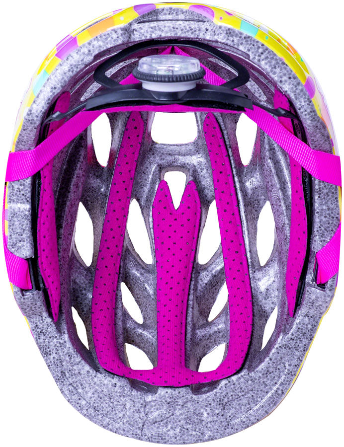Kali Protectives Chakra Child Helmet - Confetti Yellow, Lighted, X-Small