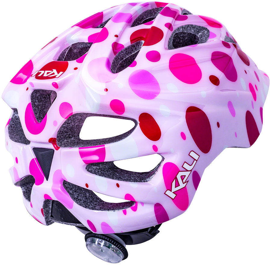 Kali Protectives Chakra Child Helmet - Confetti Pink, Lighted, X-Small