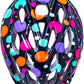 Kali Protectives Chakra Child Helmet - Confetti Teal, Lighted, X-Small