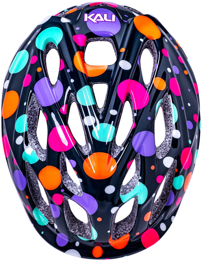 Kali Protectives Chakra Child Helmet - Confetti Teal, Lighted, Small