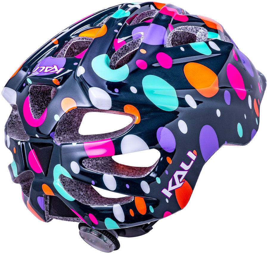 Kali Protectives Chakra Child Helmet - Confetti Teal, Lighted, Small