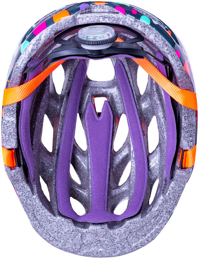 Kali Protectives Chakra Child Helmet - Confetti Teal, Lighted, Small