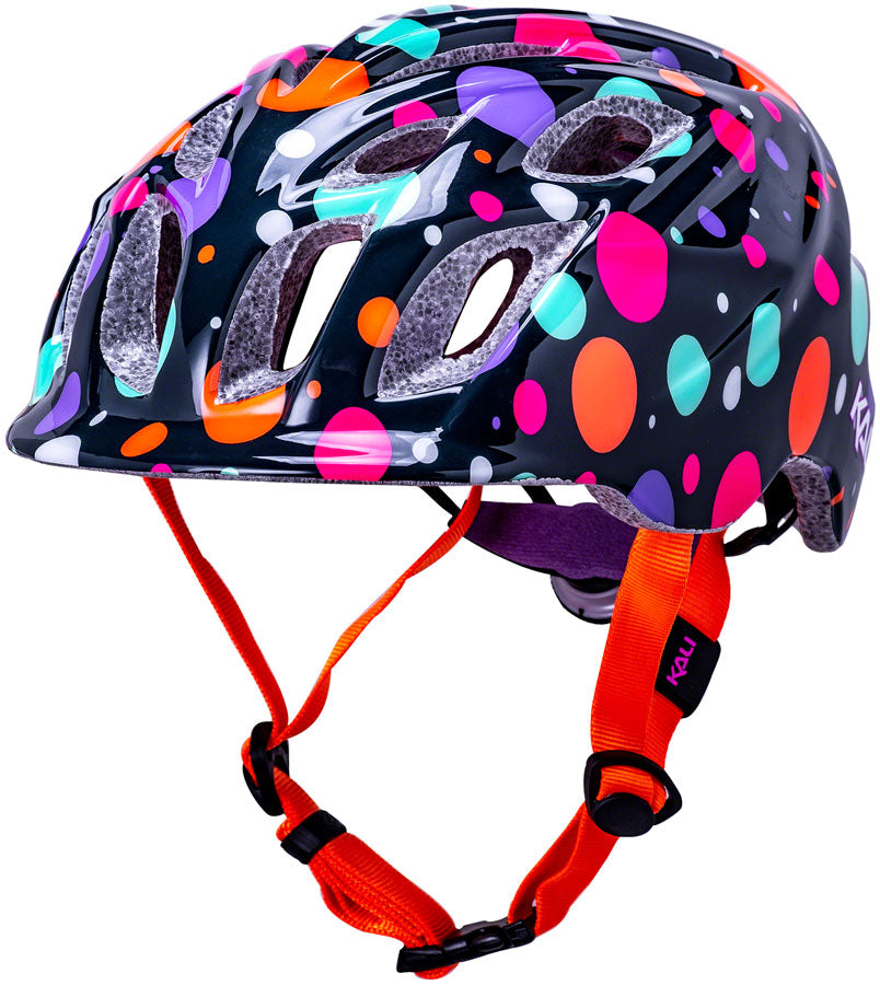 Kali Protectives Chakra Child Helmet - Confetti Teal, Lighted, Small
