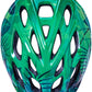 Kali Protectives Chakra Child Helmet - Jungle Green, Lighted, X-Small