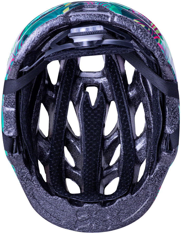 Kali Protectives Chakra Child Helmet - Jungle Green, Lighted, Small