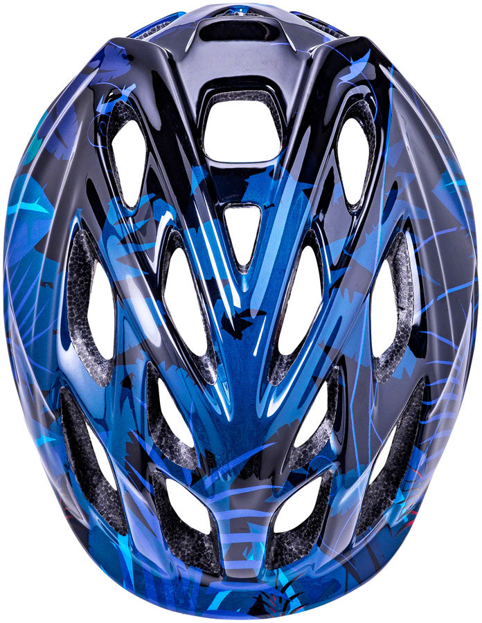 Kali Protectives Chakra Child Helmet - Jungle Blue, Lighted, Small