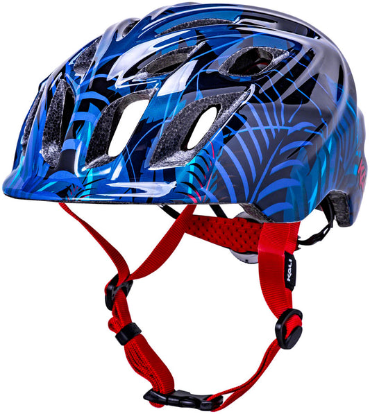 Kali Protectives Chakra Child Helmet - Jungle Blue, Lighted, X-Small