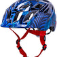 Kali Protectives Chakra Child Helmet - Jungle Blue, Lighted, Small