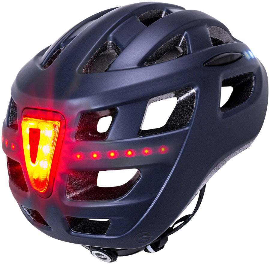 Kali Protectives Central Helmet - Matte Navy, Lighted, Small/Medium