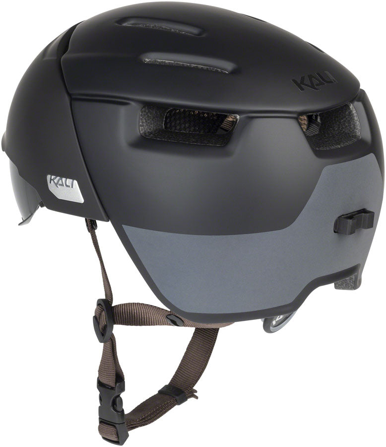 Kali Protectives City Helmet - Matte Black, Reflective, Large/X-Large