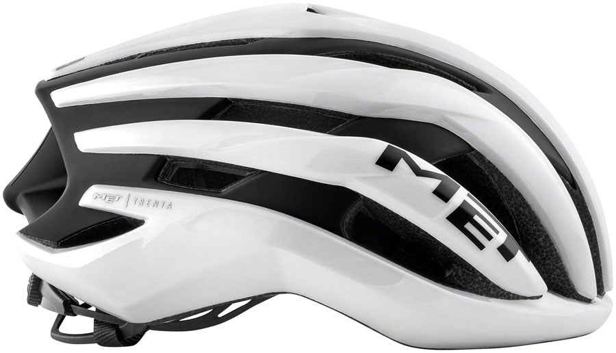 MET Trenta MIPS Helmet - White/Black, Matte/Glossy, Large